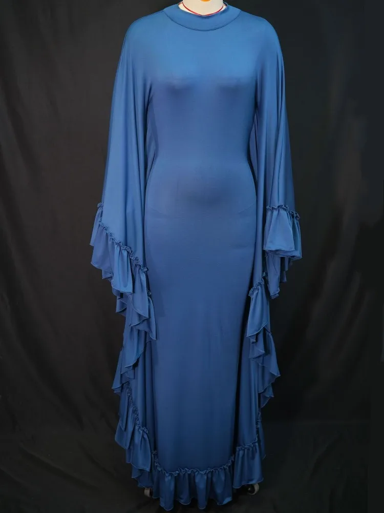 

African Dresses For Women Muslim Fashion Abayas Boubou Dashiki Ankara Outfits Evening Gown Dubai Kaftan Abaya Robe Marocaine