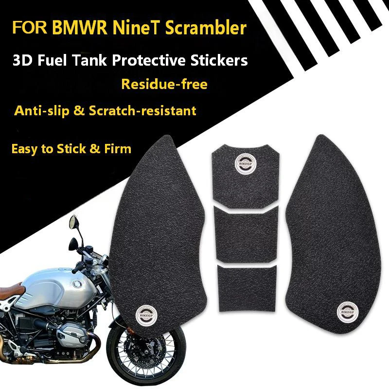 

For BMW R Nine T Scrambler Motorcycle Fuel Tank Fishbone Sticker Anti-Slip Protector Pad motorsiklet