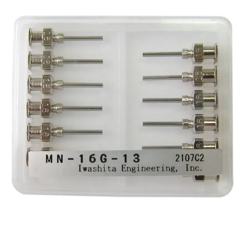 Japanese stainless steel needles MN-16G--19G-13 needles in a box of 12 pcs