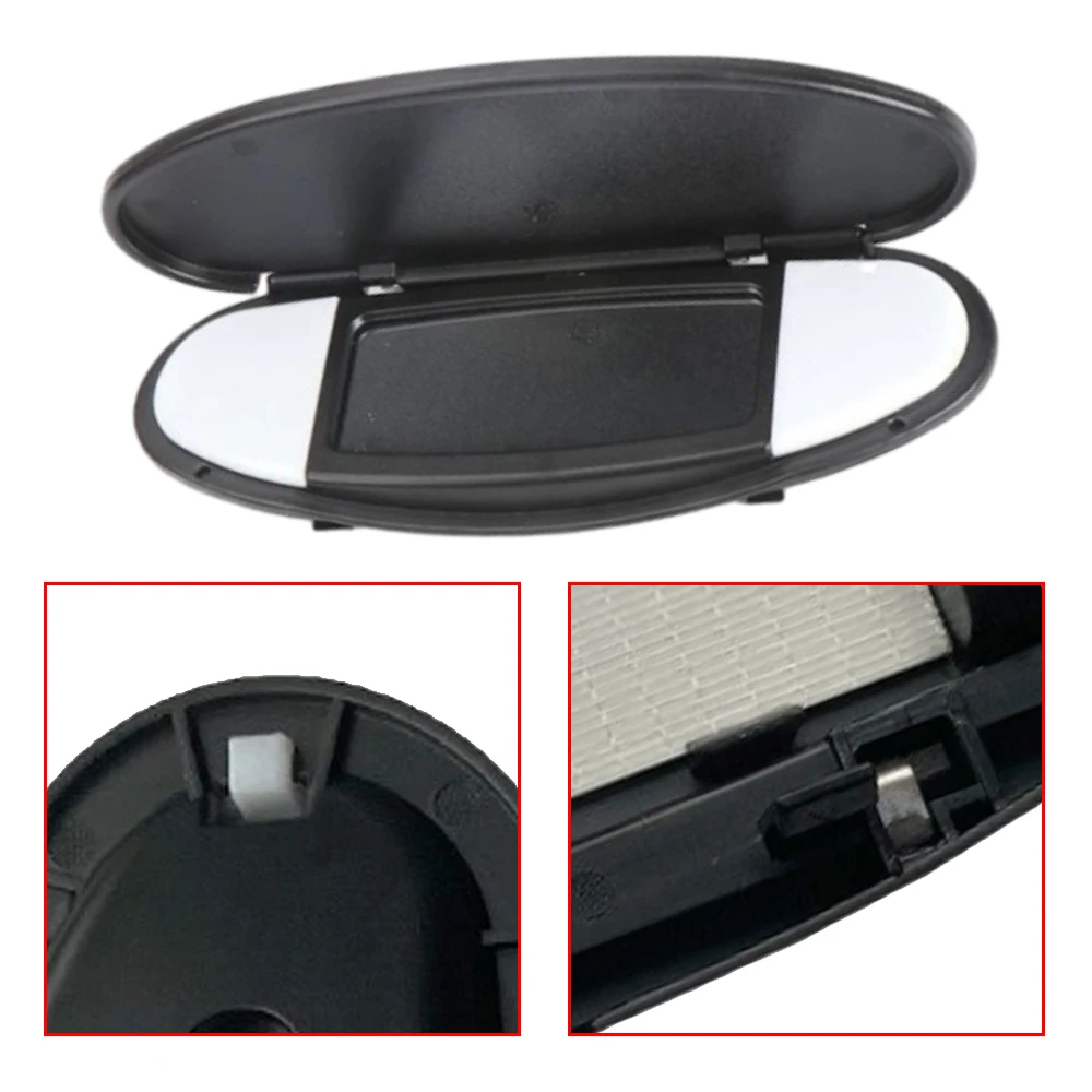 Car Makeup Mirror For BMW Mini Cooper R55 R56 R57 R58 R59 R60 R61 2007-2014 Sun Visor Sunshade Panel Housing Vanity Mirror Cover