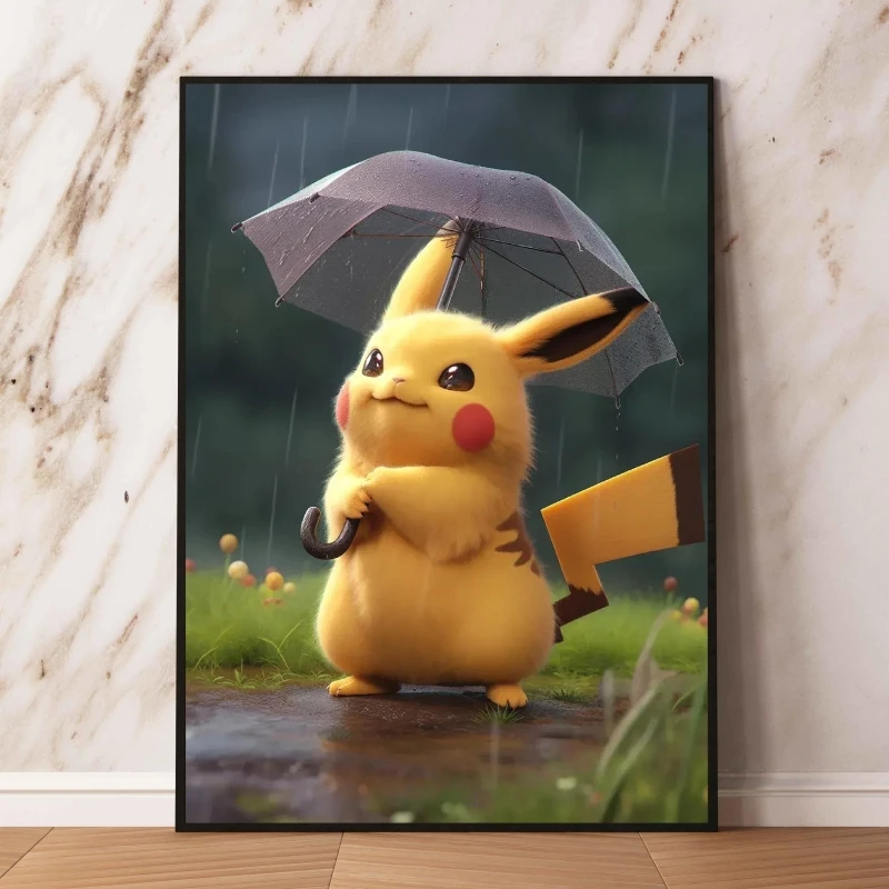 Leinwand HD-Drucke Pokemon Pikachu Wand kunst modulare Malerei Poster Spielzeug Cuadros beste Geschenk Weihnachts geschenke dekorativ