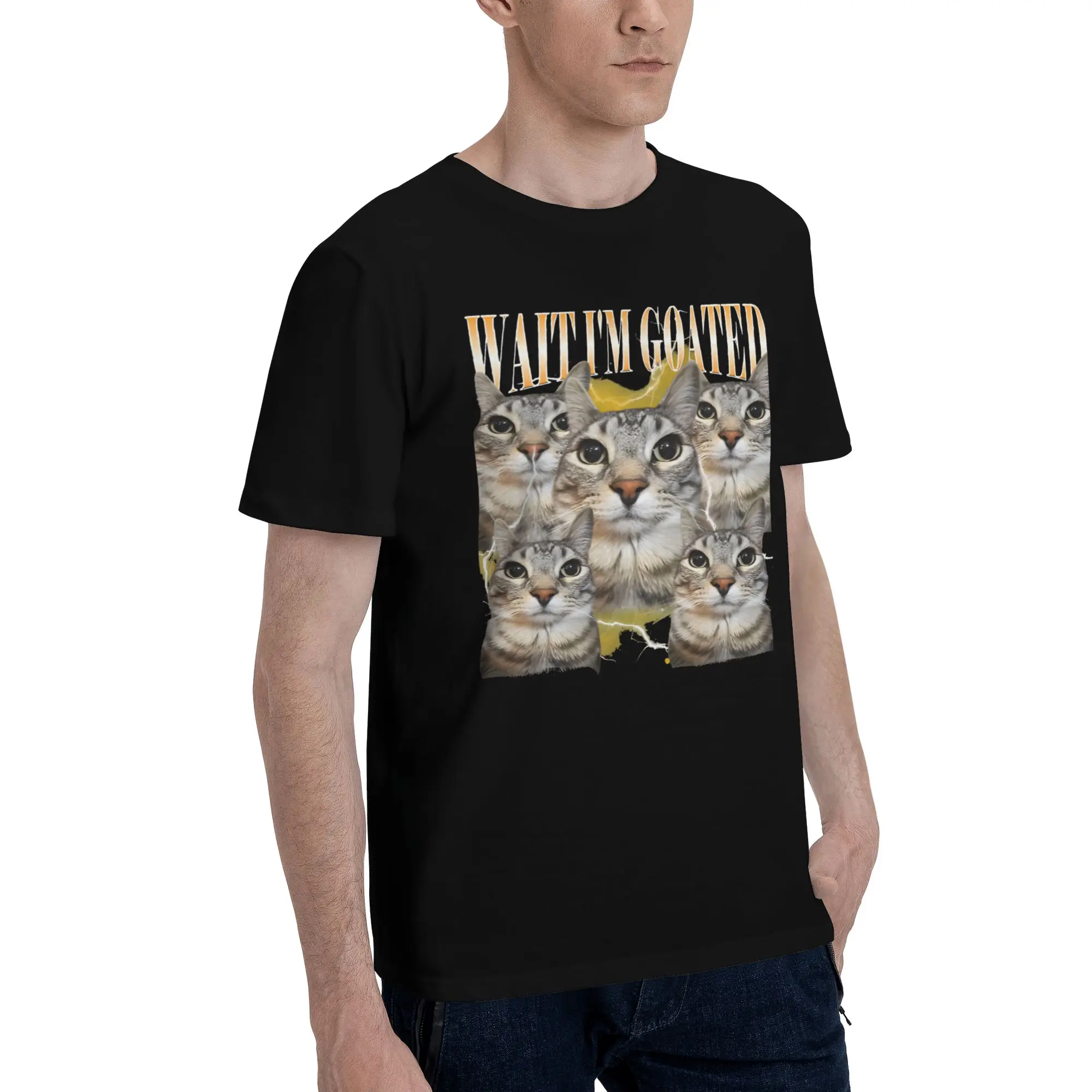 Summer Wait I'M Goated Funny Meme T Shirt For Unisex  100% Cotton Tee Shirt Short Sleeve Tops