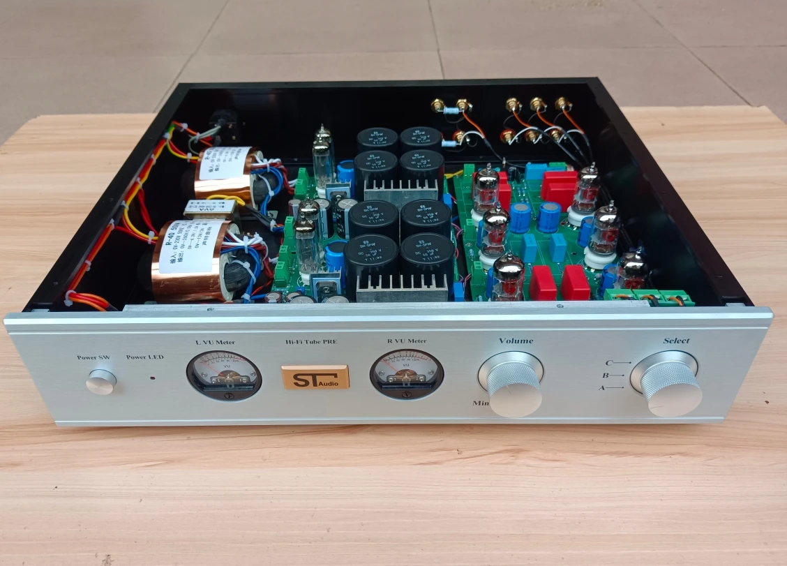 Re-engraved JADIS JP200 Tube Pre-amplifier 6Z4 +ECC81 HIFI Audio Valve Preamp