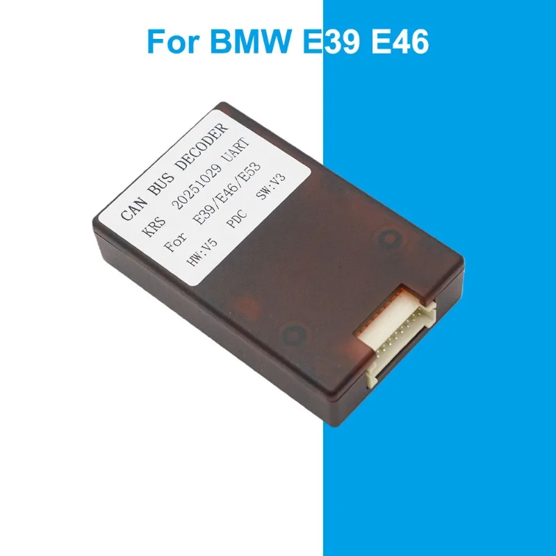 Autoradio Canbus Box Decoder für BMW E39 E46 Kabelbaum Verkabelung 16PIN Kabelbaumstecker Stromkabel Android