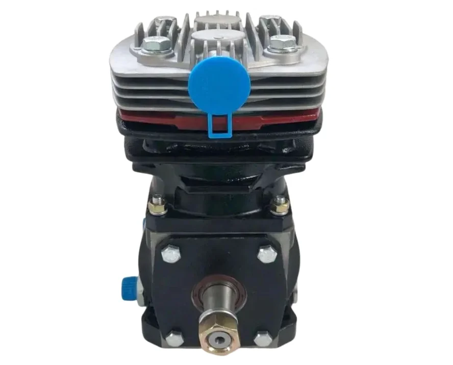 

Brand New Single Cylinder 24V Air Compressor 0011315201 4110345010 for Mercedes-Benz OM355 OM360 with 1 Year Warranty