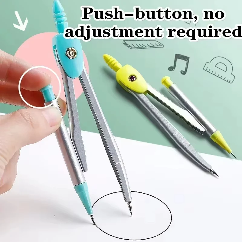 مجموعة بوصلة ومسطرة مكونة من 7 قطع، مسطرة مثلثة، منقلة، ممحاة، مجموعة مسطرة خاصة للامتحان الطلاب، مثالية للدراسة. #4