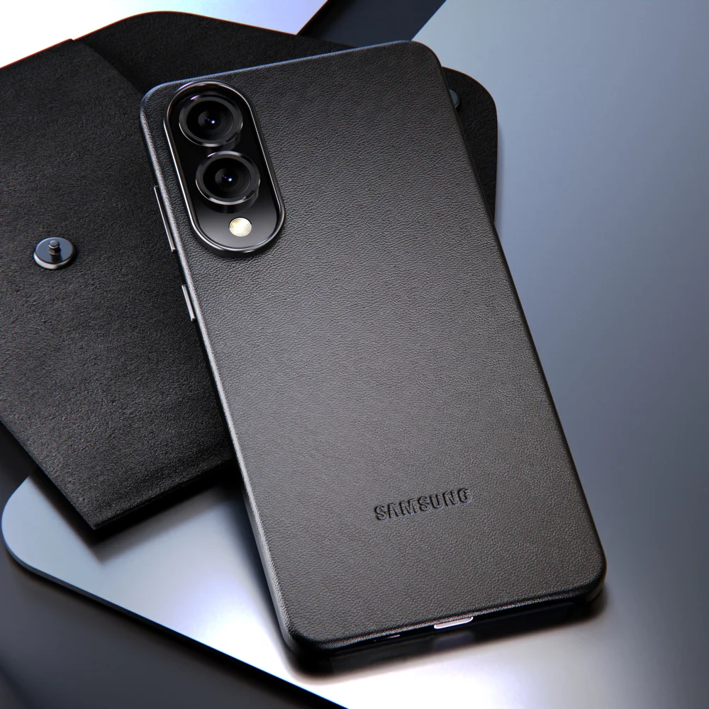 Etui skórzane do Samsung Galaxy S25 Edge S25 Edge Ultra Plus S25Ultra S25Plus, twarde etui z owczej skóry, ochronna tylna obudowa telefonu — zdjęcie produktu 6