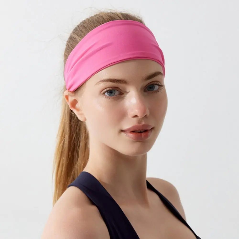 Moisture Absorbing Workout Headbands for Women Non Slip Breathable Stretchy Sweatband Comfortable Quick-Dry