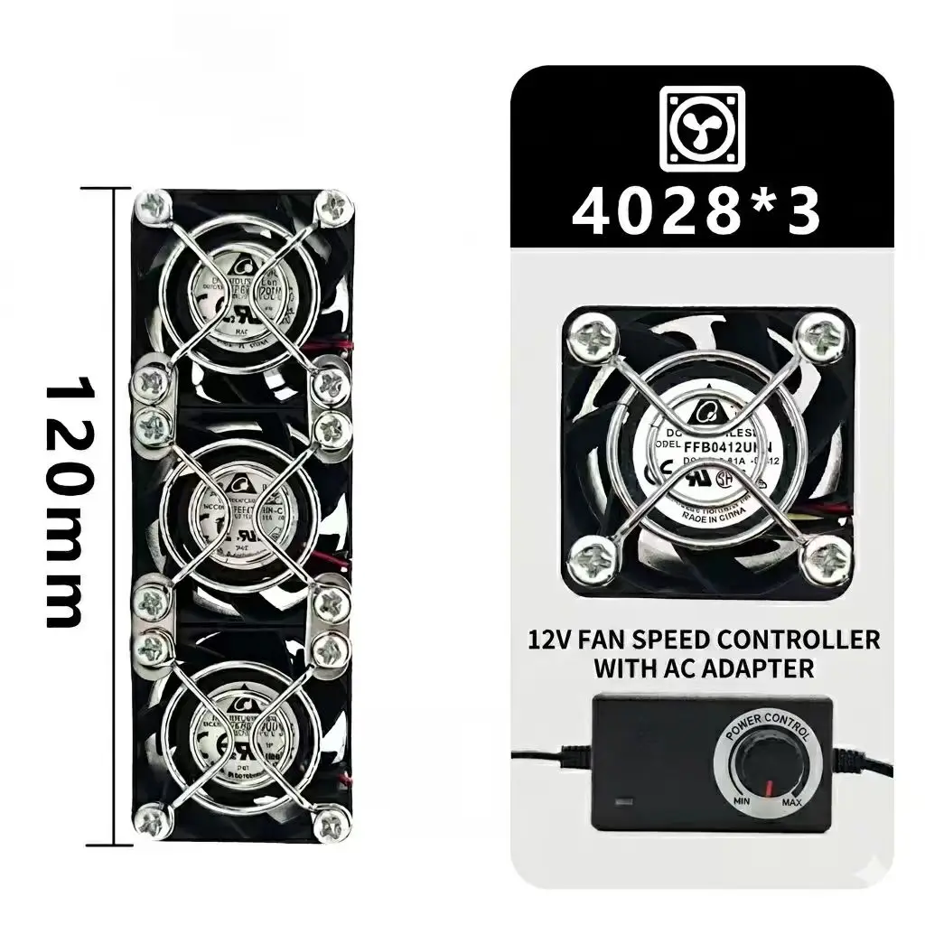 slider-sld4028-トリプル-40mm-ファンキット-12v-エクストリームエアフローサーバーマイナーコーラーマトリックス-100-240v-ac-電源速度コントローラー付き