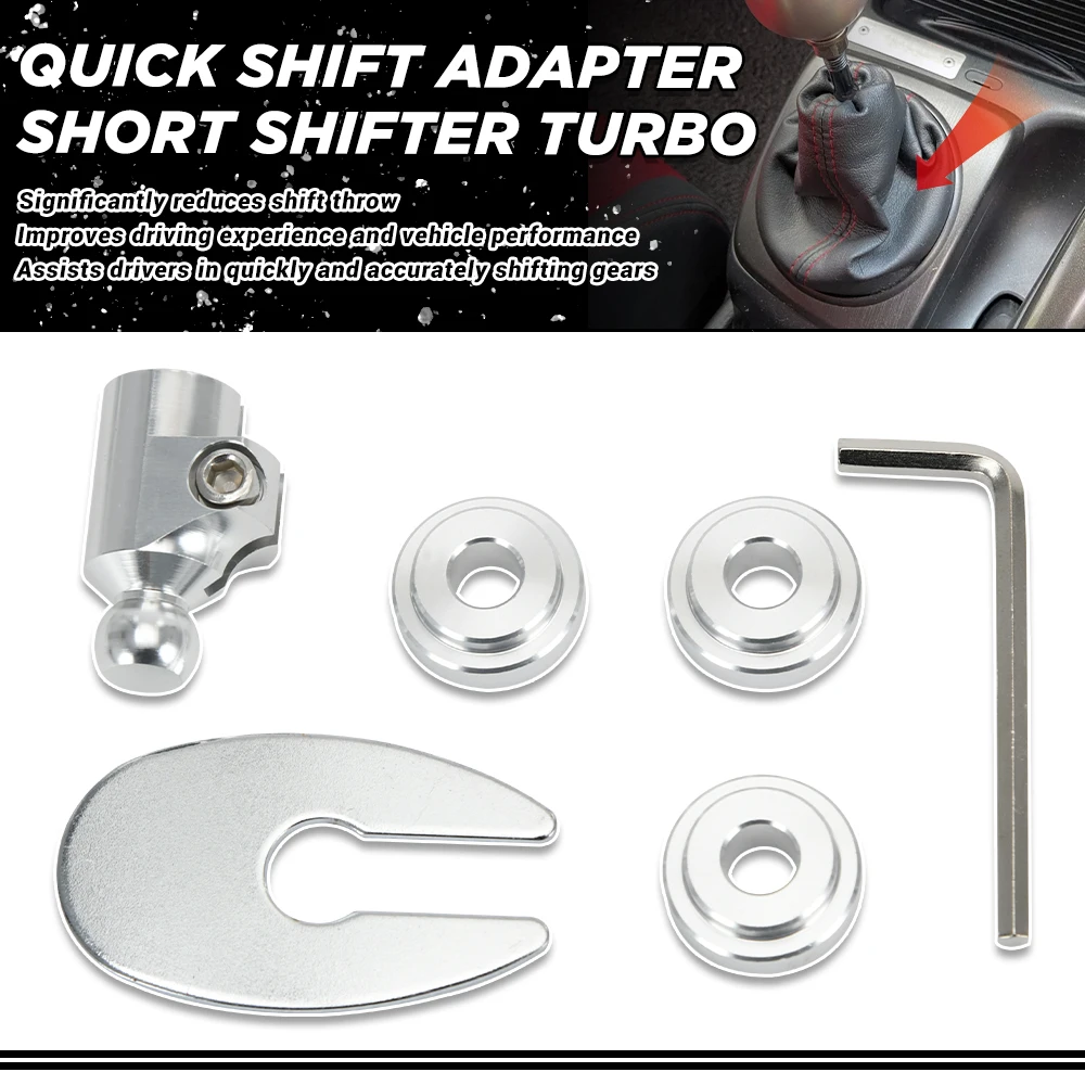 LZONE - Quick Shift Adapter FOR Honda Civic Type R 2006-2011 FD2 FN2 Short Shifter Turbo WITH PQY CARD+STICKER SSA01