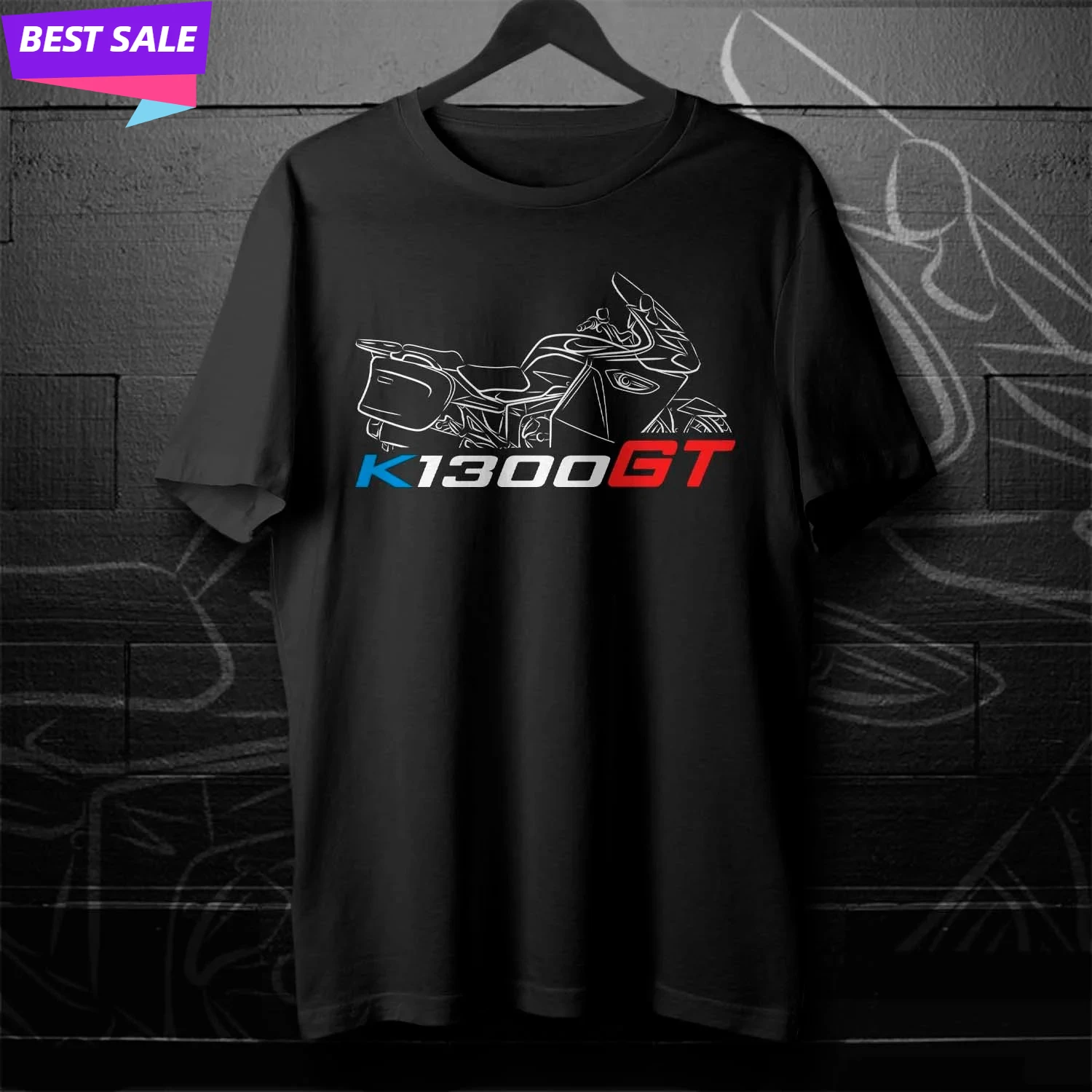 

Retro German K1300GT Motorcycle T-Shirt 100% Cotton O-Neck Short Sleeve Summer Casual Mens Tee Shirt Rider Streetwear