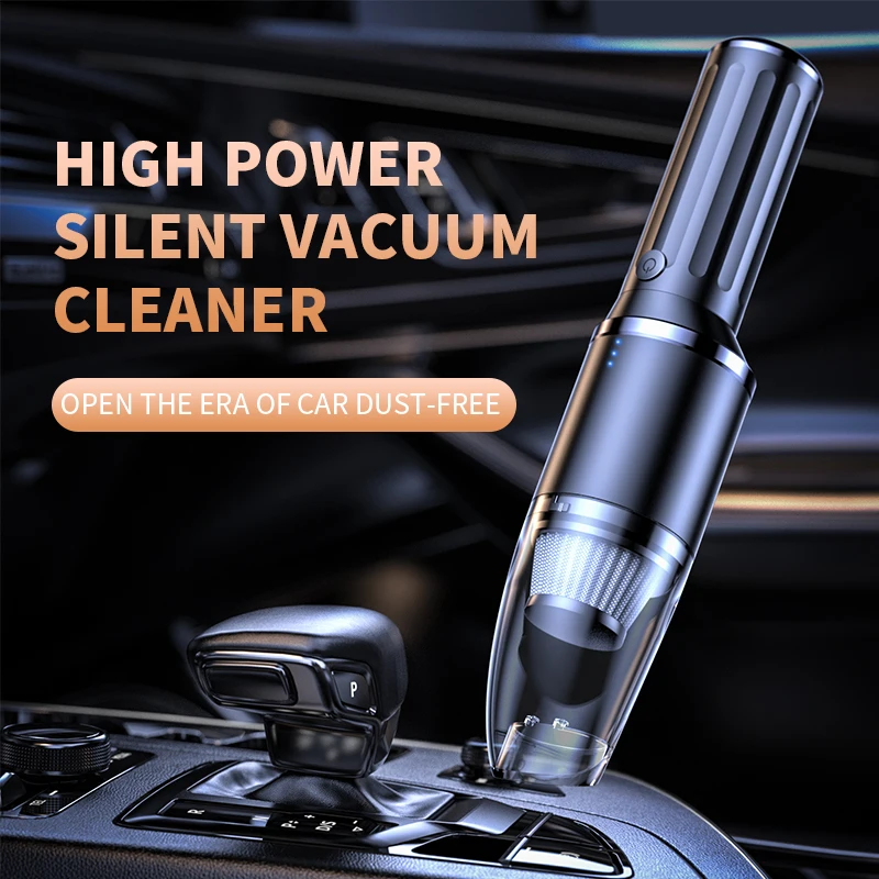 8000Pa Car Vacuum Cleaner Wireless Mini Portable Vacuum Cleaner 80W High Power Robot Dual-Use For Car Home