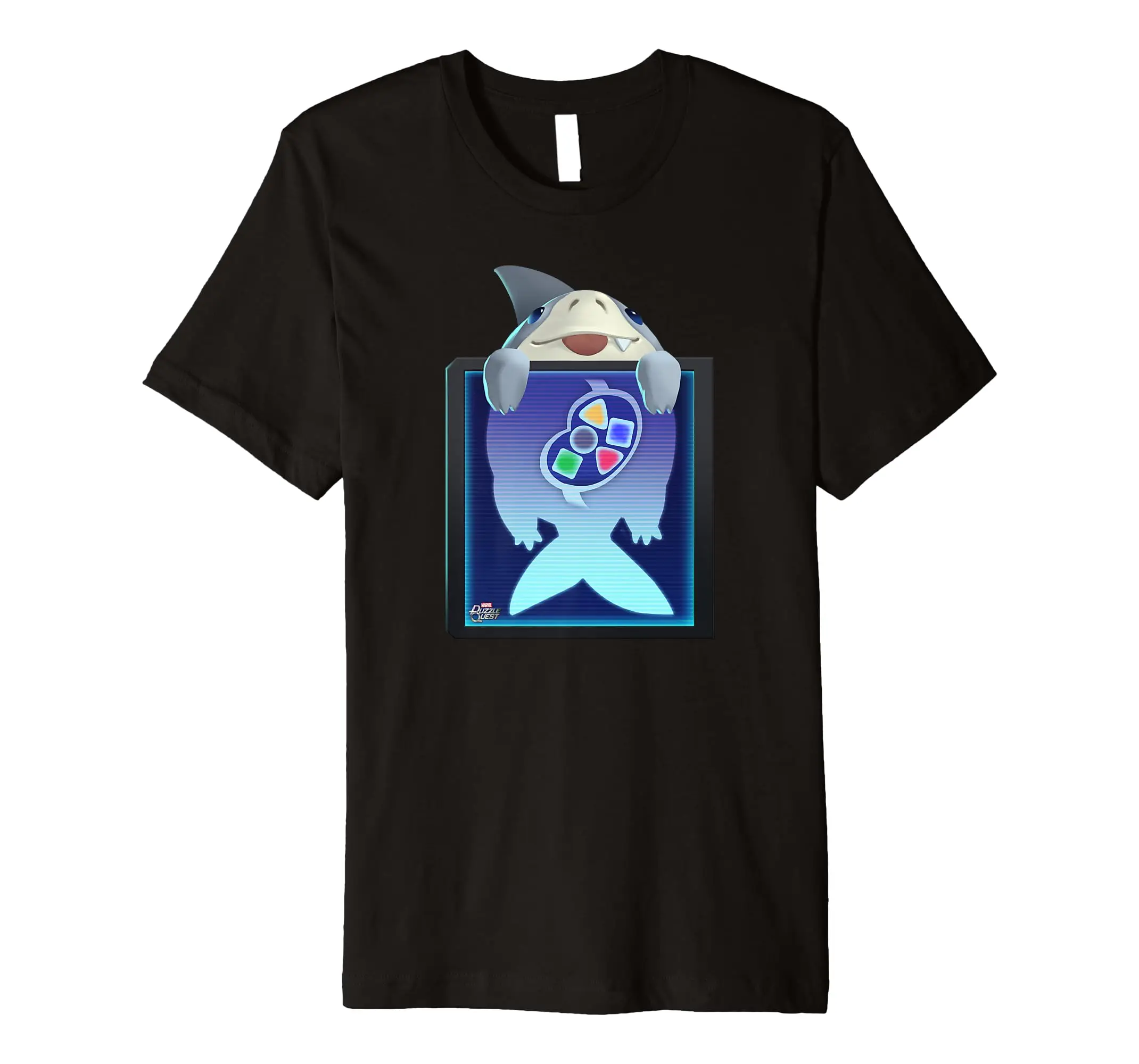 Puzzle Quest Jeffrey Land Shark Jeff! Don’t Eat That! Premium T-Shirt