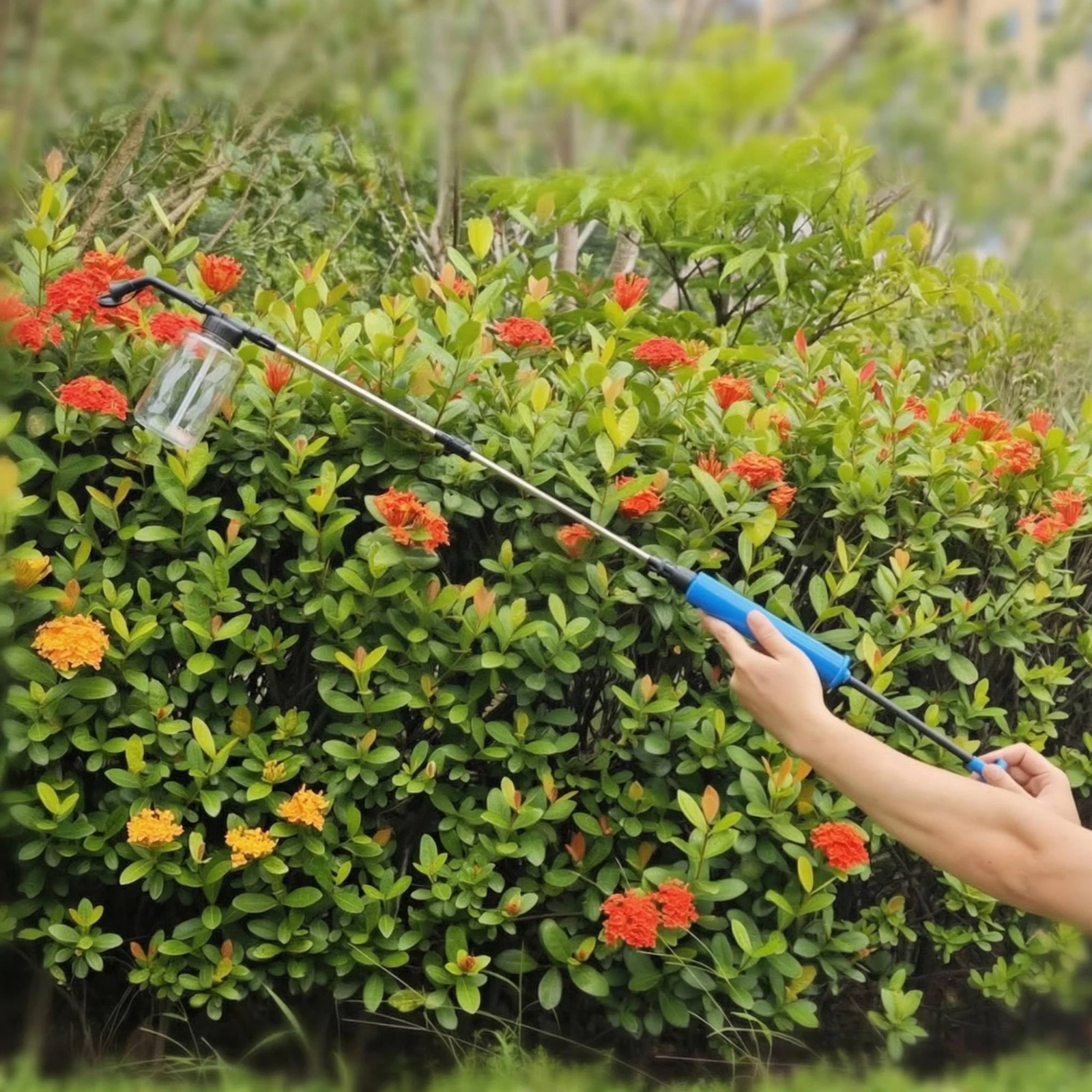 Manual Fruit Pollinator Detachable Container Handheld Pollination Tool Agriculture Equipment Compact