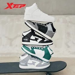 Xtep Walking Shoes Men Wear-Resistant Fashion Cushioning Men's Sport Shoes Shock Absorption Lace Up Male Sneaker 877319370007