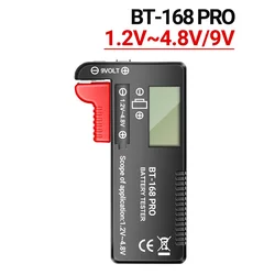 ANENG BT-168 PRO Digital Voltage Tester Battery Meter Battery Power Measure Checker Battery Tester For 1.5V 3.7V 9V AA AAA Cell