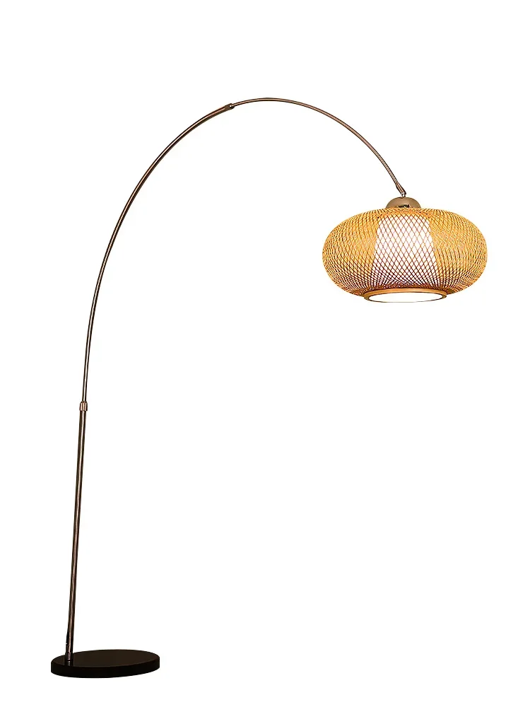 Chinese living room atmosphere, personality creativity, Zen, Japanese wabi-sabi wind floor lamp