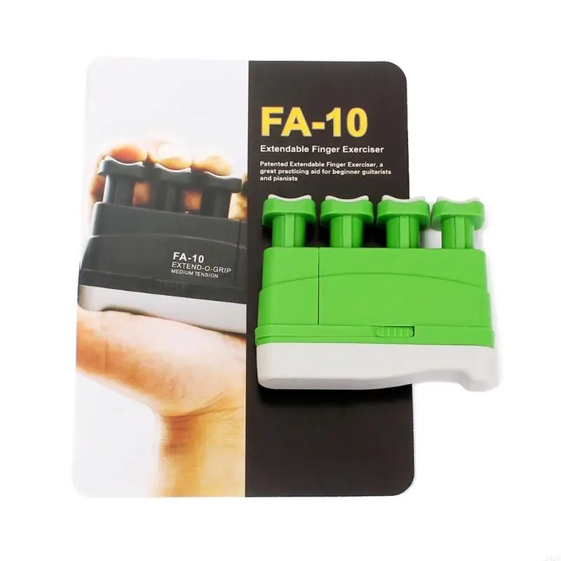 242F Hand Finger Exerciser Grip Trainer for Guitar Bass Piano Physical Therapy Tool