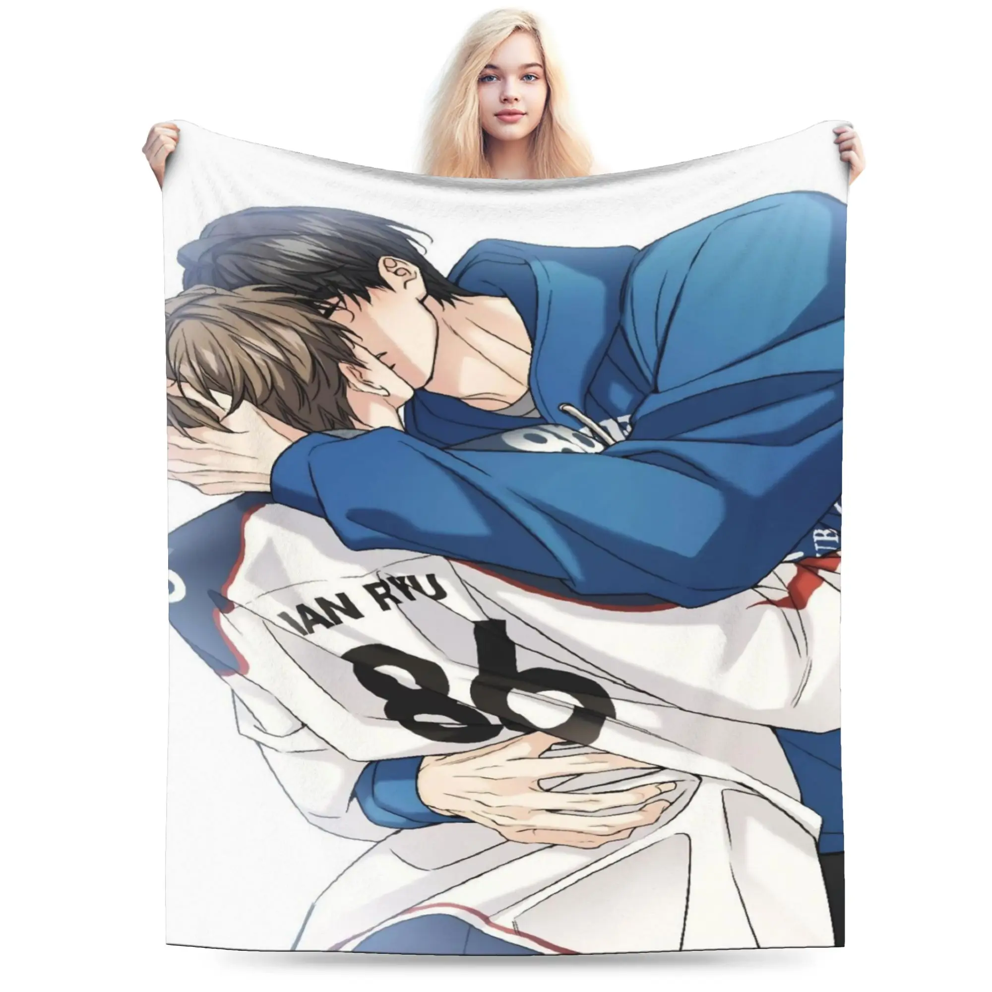 Super Soft Melting Point BL Throw Blanket Premium Fleece Flannel Lightweight  Bed Blanket Cozy Plush Blankets All Season Use