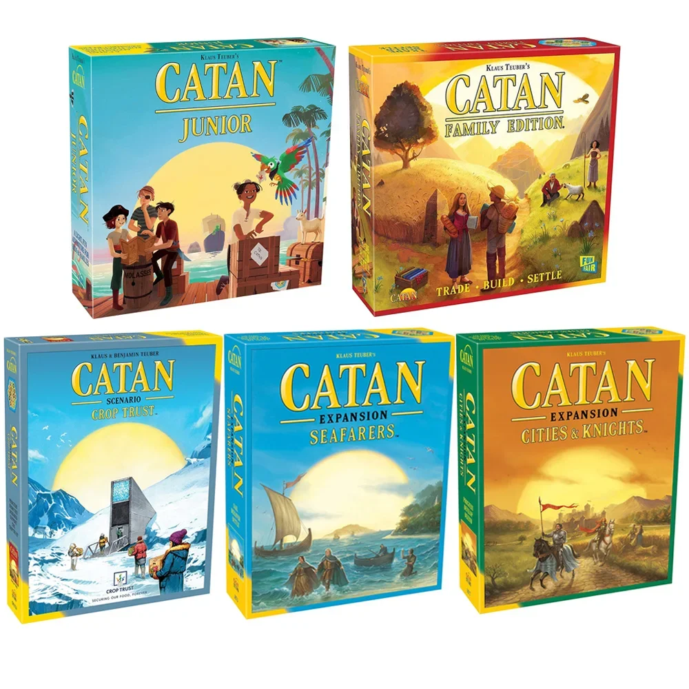 Catan Studios Catan Junior/Family edition Board Game Adventure for Children adults and Family 2-4 people party card games