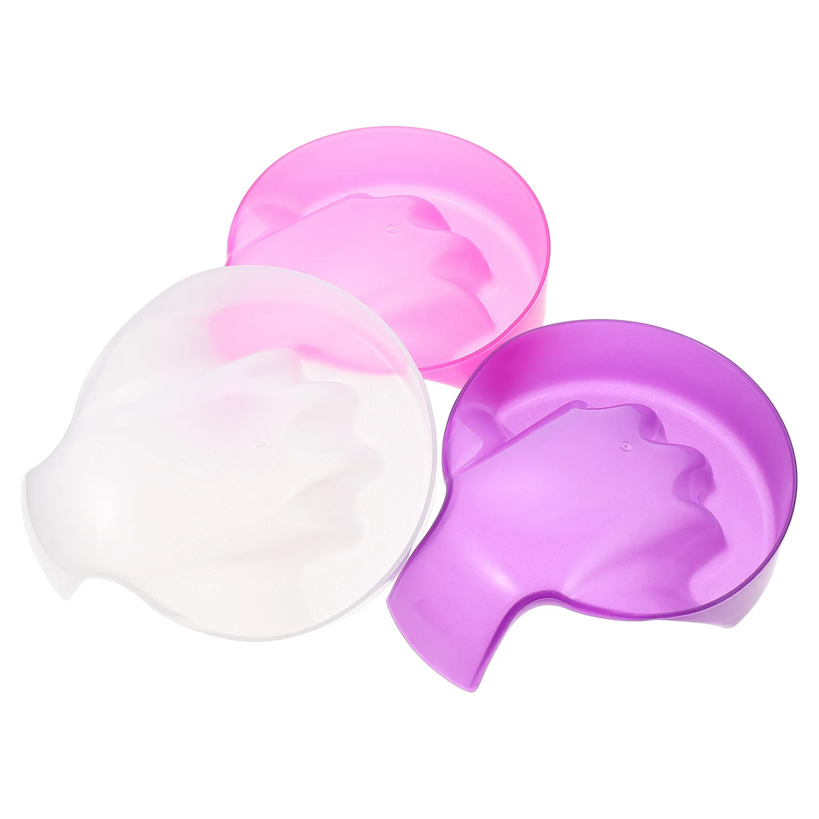 3Pcs Nail Soaking Bowl Manicure Spa Tools Set Fine Finish Polished Surface for Nail Nutrition Treatments Dead Skin Soak At Salon