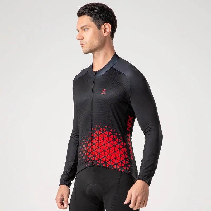 Men Long Sleeve Bicycle Cycling Sets Anti-sweat Ridng Clothing Suits 3D Padding Cushion Sport Jerseys Customized/Wholesale