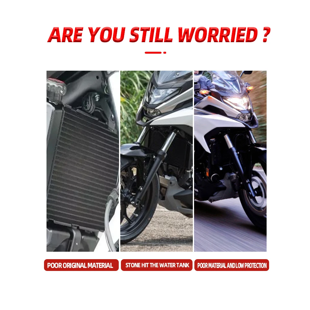 For HONDA NC750X NC 750X NC750 X 2021-2024 Motorcycle Accessories Radiator Grille Cover Guard Protection Protetor Radiator Guard