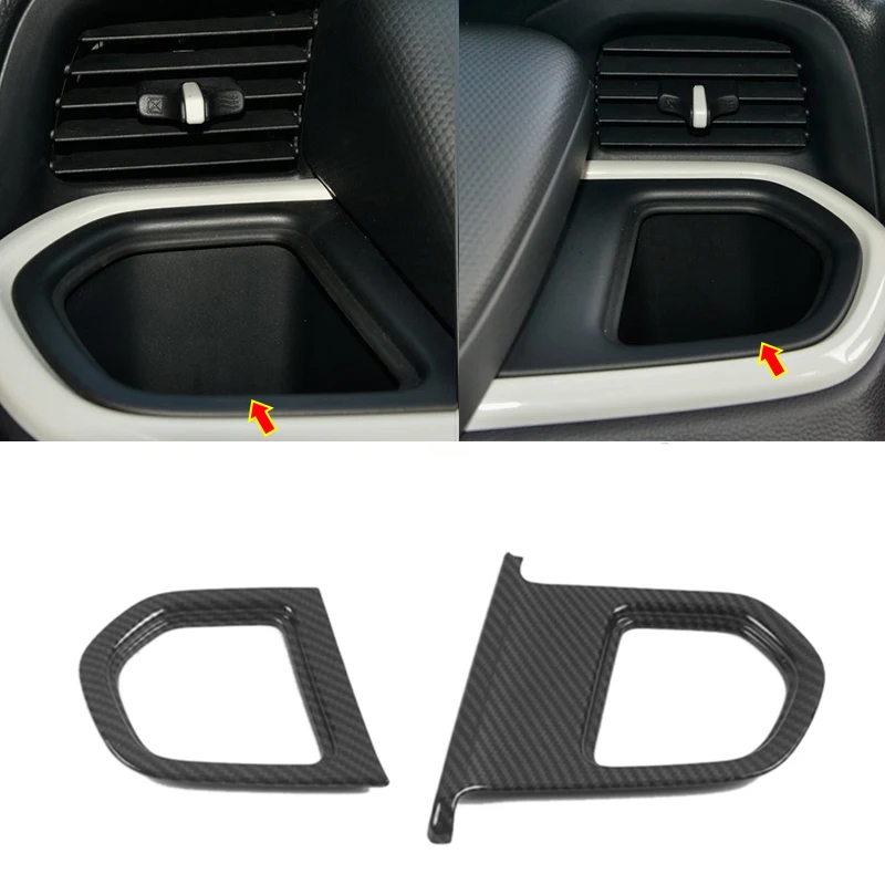 for Honda Fit Jazz 2020 2021 Front Air Vent Cover Trim Sticker Interior Decoration Car Accessories