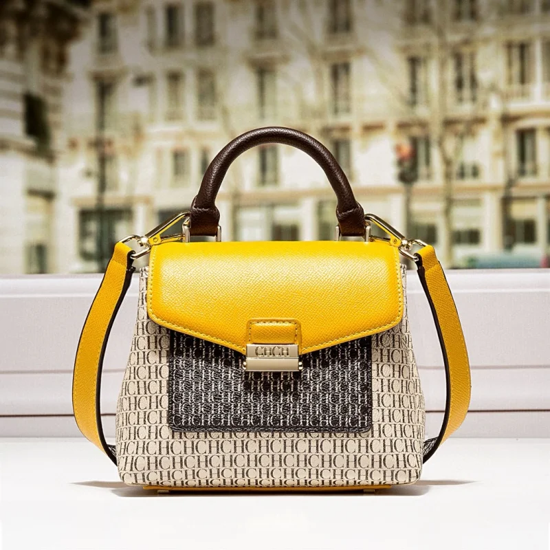 

Женская сумка CHCH высокого качества с реалистичной текстурой, новая модная сумка с контрастными цветами, женская легкая роскошная универсальная сумка Bolsos Mujer