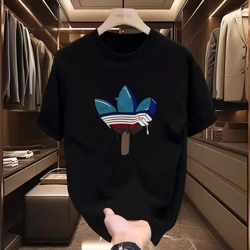 

Женская футболка Harajuku с коротким рукавом, летняя коллекция 2026, роскошный принт, комфортная, в стиле ретро, для беременных