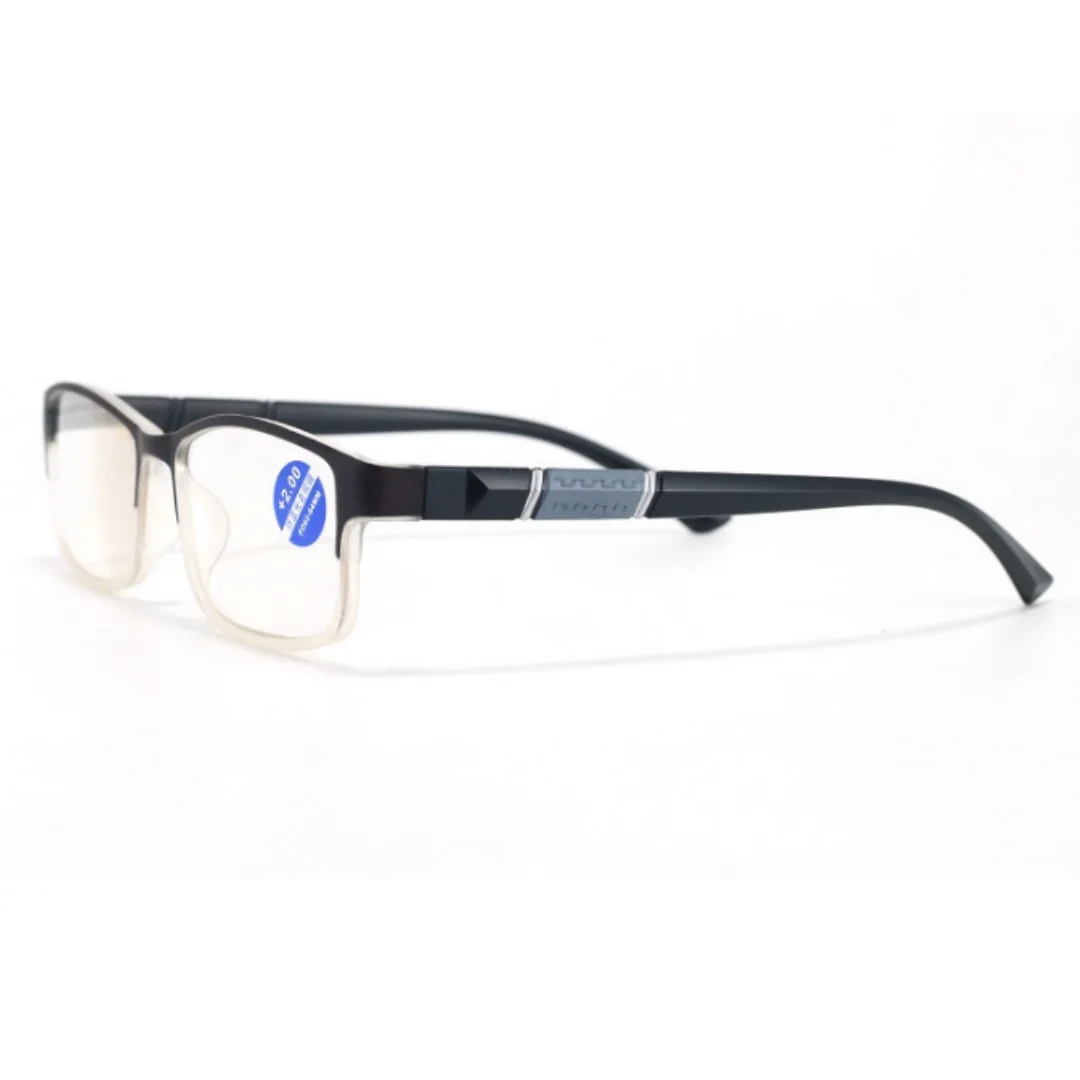 KLASSNUM Black Frame Anti-blue Light Reading Glasses Men Women Computer Eyewear Ultra-light Presbyopic Optical Eyeglasses +1.0~4