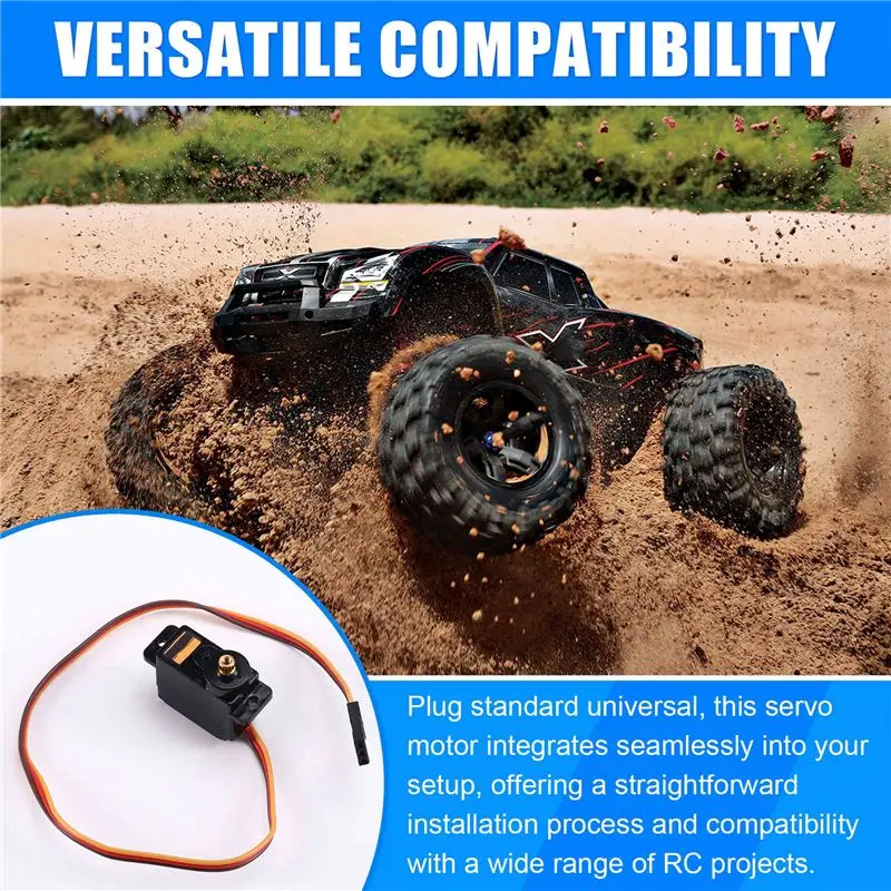 DT23 for EMAX ES08MA II for Servo 12g Metal Gear for Servo Motor Torque 1.8kg Mini Micro for Servo for RC