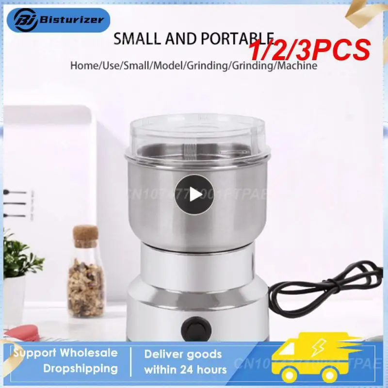 1/2/3PCS Portable Electric Grinder Multifunctional Milling Machine Household Coffee Maker Grinder for Grains Crusher Food