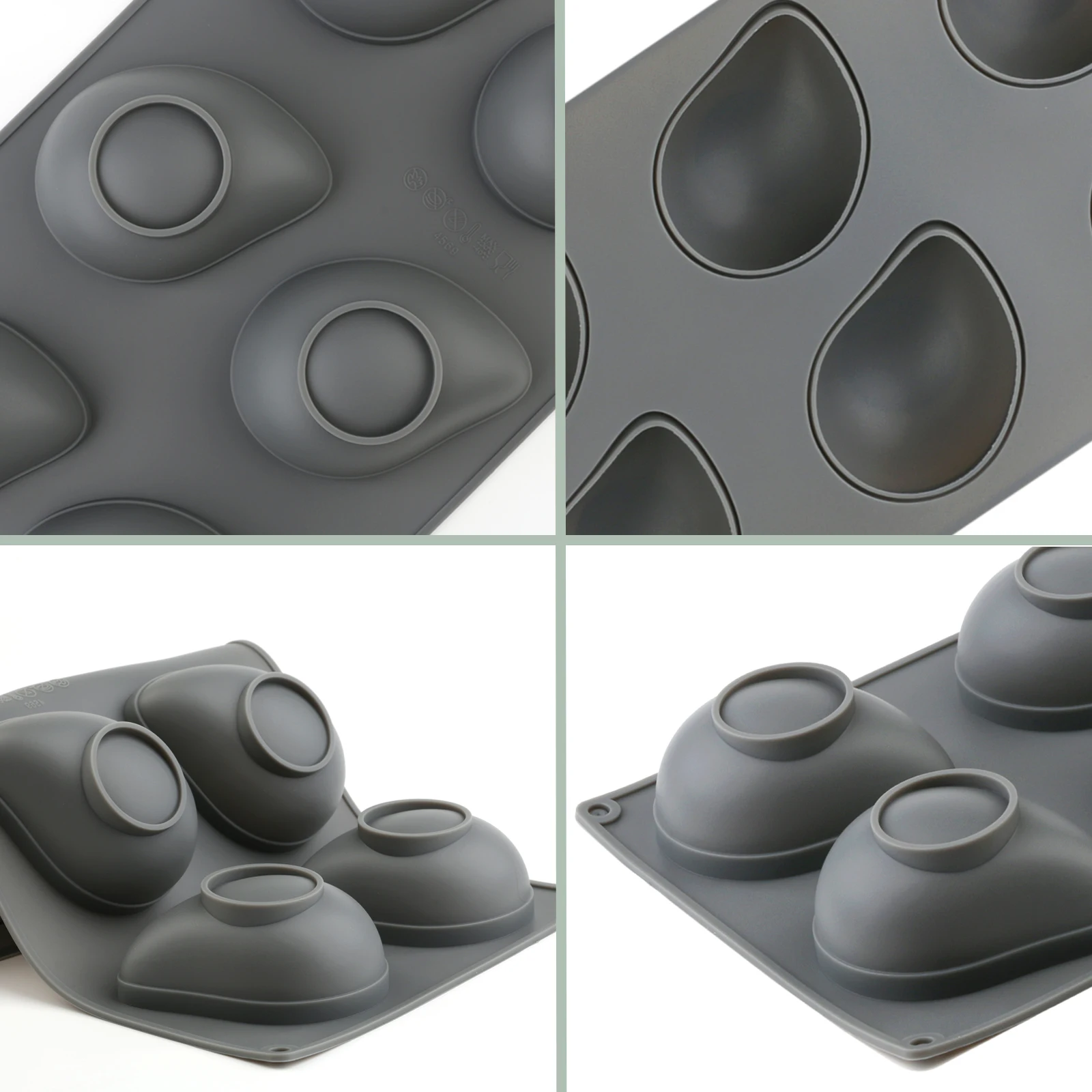 1 stks Grijs Dikke Siliconen M - Soap Making Jelly recensie en prijs