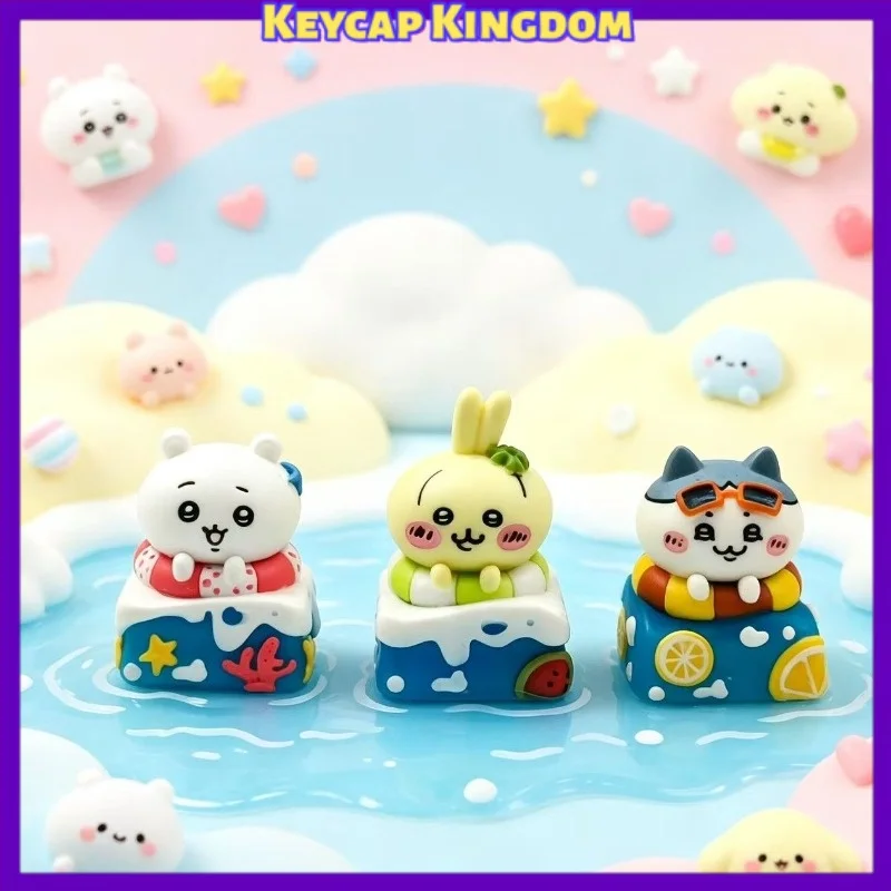 Cute Anime Keycaps Mechanical Keyboard 3D Printed Resin Custom Artisan Keycap PC Gaming Keyboard Point Keycap DIY Collect Gift