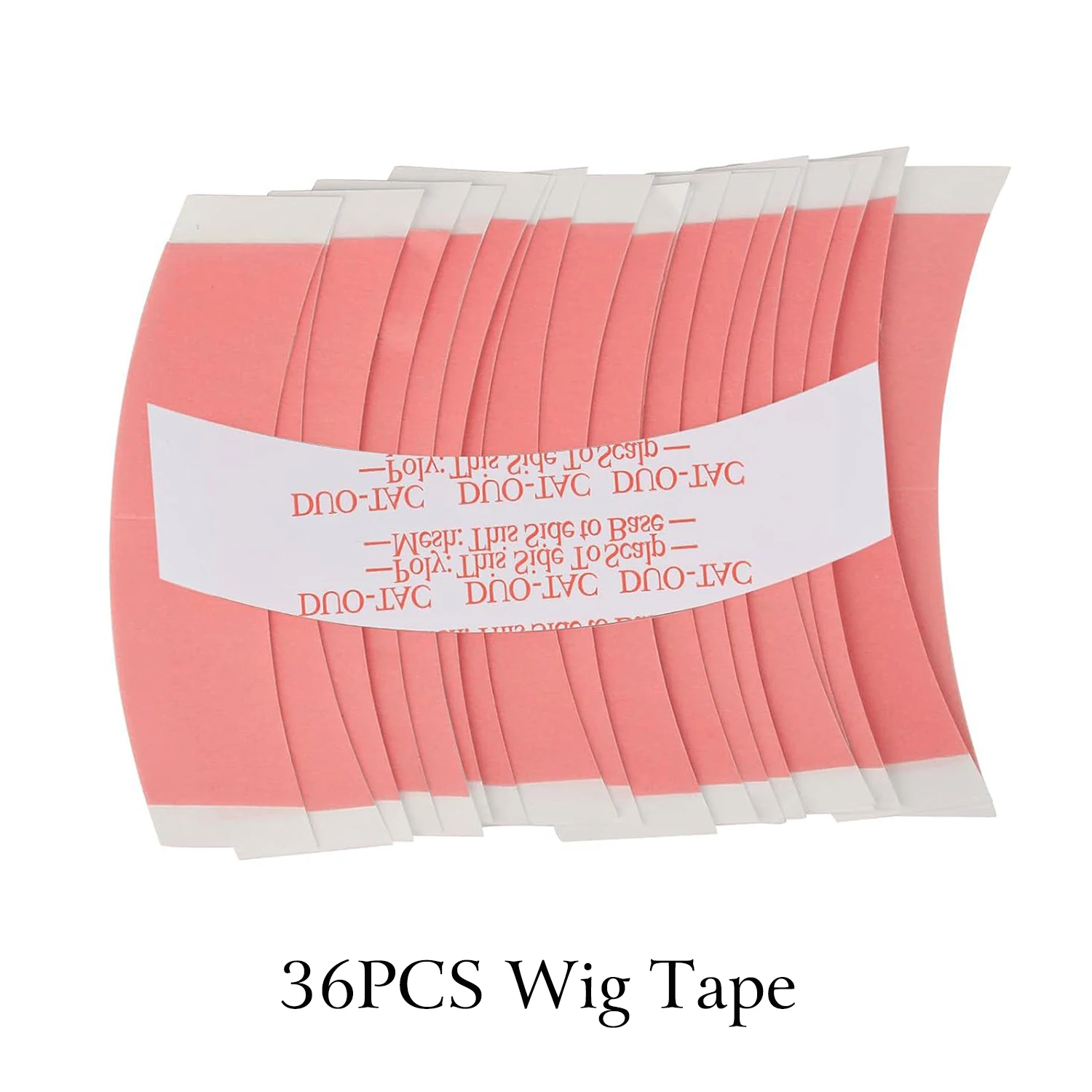 36pcs Lace Front Wig Tape Double Sided Strong Hold Clear Lace Tape Waterproof