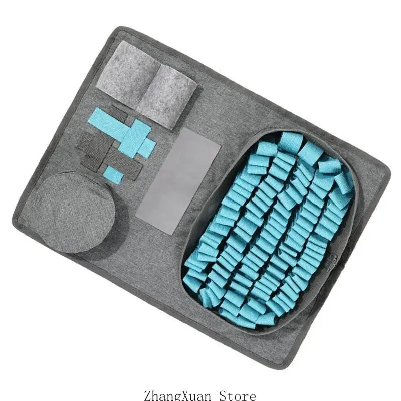 

Dog Treat Dispensing Toy Snuffle Toy Colorful Chew Toy for Dogs Teething Soft Mat for Small to Large Dogs