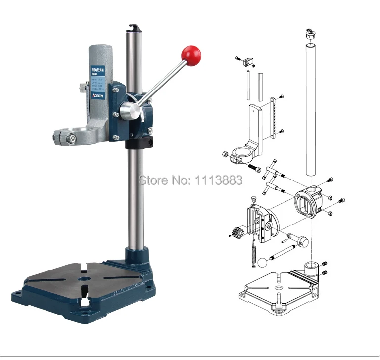 Heavy Duty Drill Stand + 2.5 Inch/3 Inch Vice