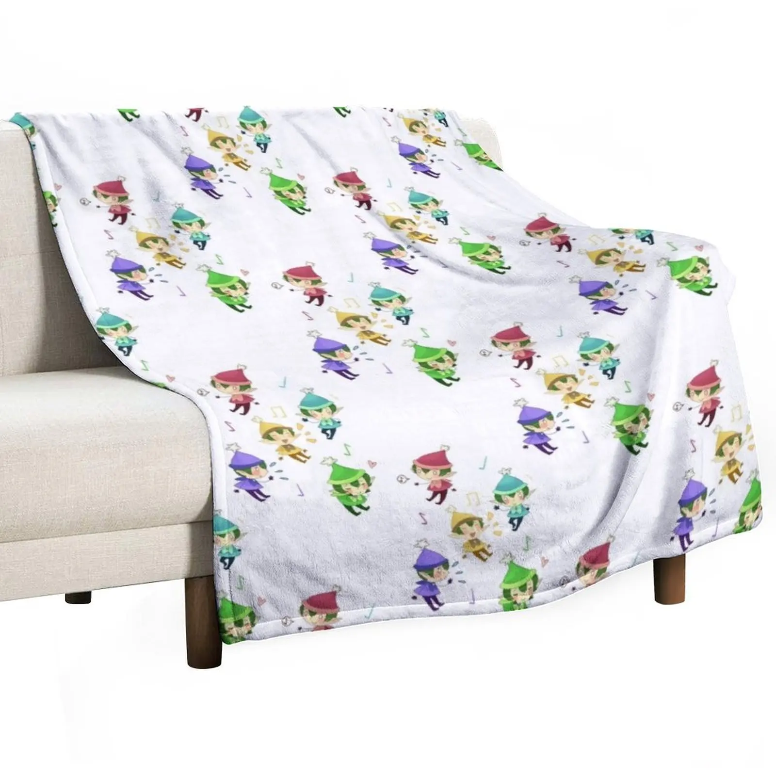 

Harvest Moon-- Harvest Sprites! Throw Blanket Cute Plaid Luxury Brand Blankets