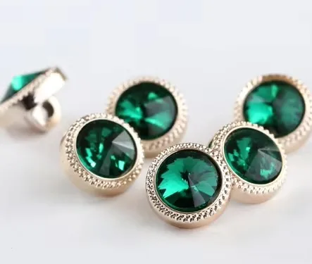 10pcs/lot Size:11.5mm Quality Buttons with Color Stone for Shirt Resin Button Scrapbooking DIY Accessories (ss-125)