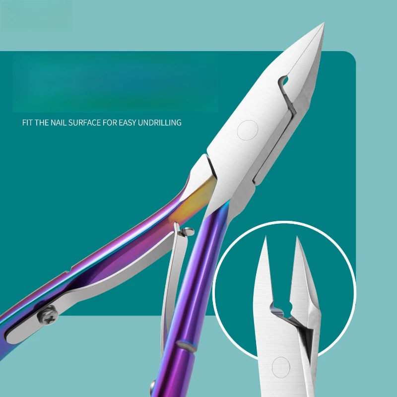 

Professional Toenail Ingrown Nail Art Cuticle Nipper Clipper Manicure Scissor Stainless Steel Plier Dead Skin Remover Tools