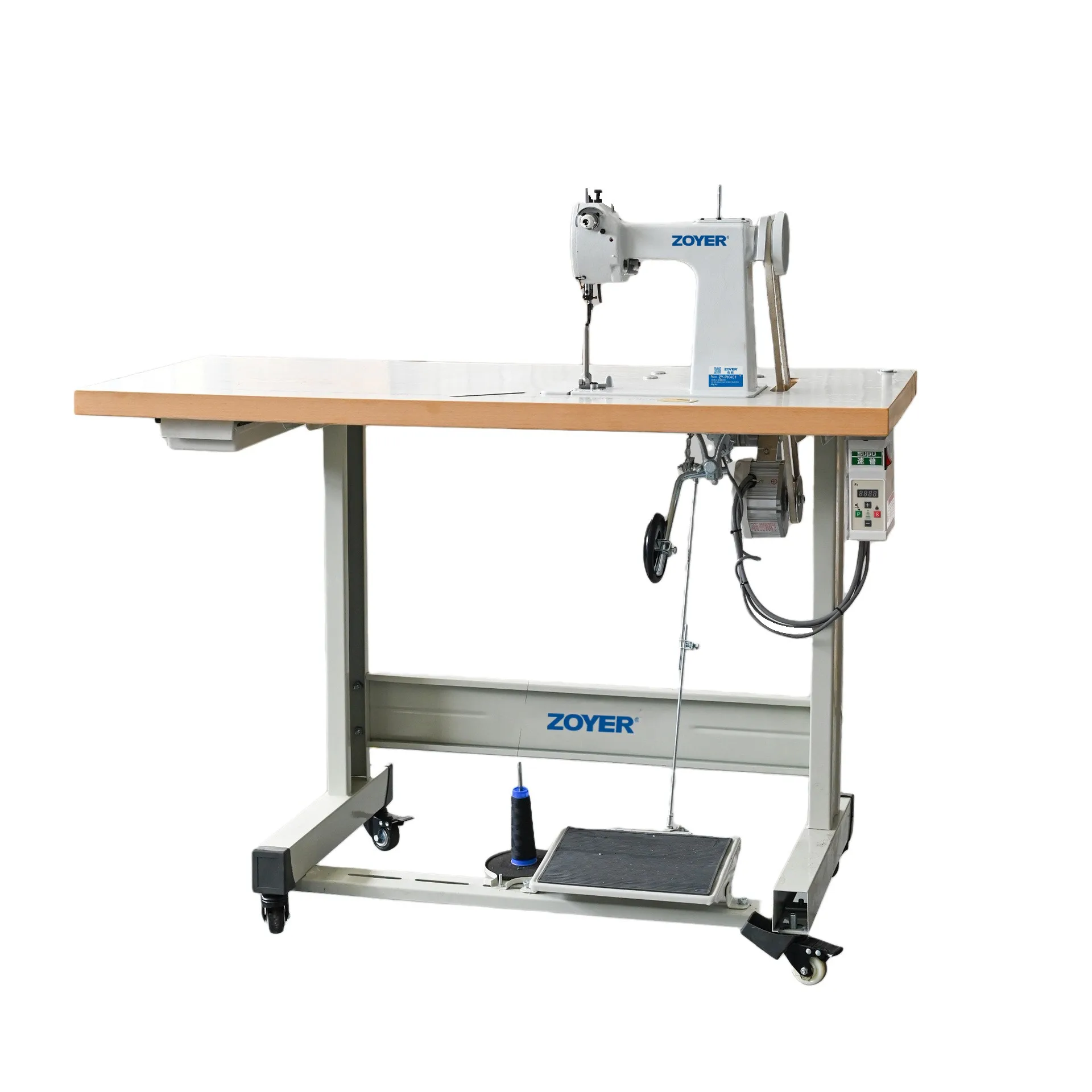 ZY-PK401 New Heavy Duty Leather Small Post Bed Glove Finger Sewing Machine With Motor Chain Stitch