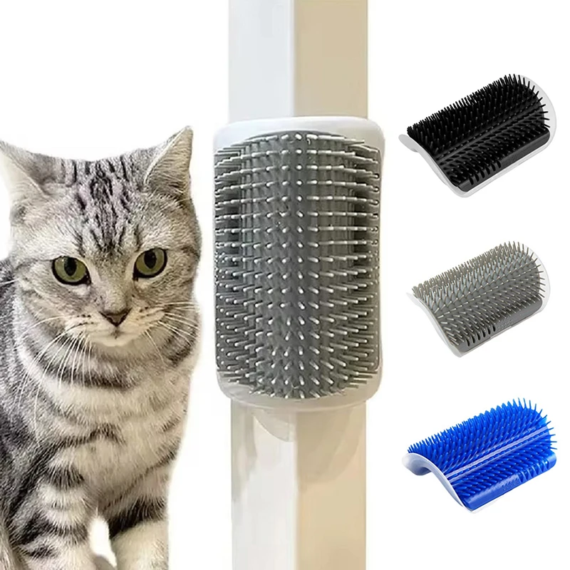 

Cat Scratcher Massager For Cats Scratching Pets Brush Remove Hair Comb Grooming Table Kitten Care Accessories Cleaning Supply