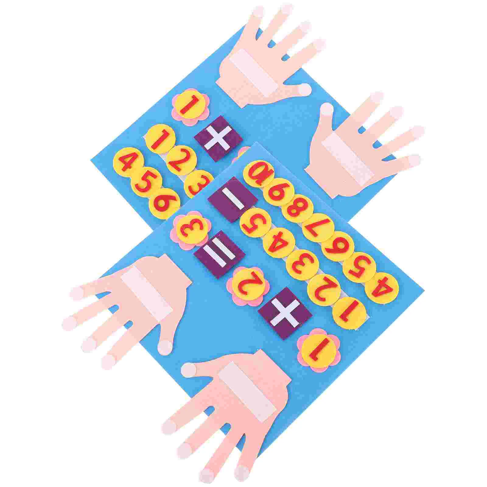 Addition and Subtraction Toy Kid Stuff Felt Finger Toys Teaching Aid for Toddlers