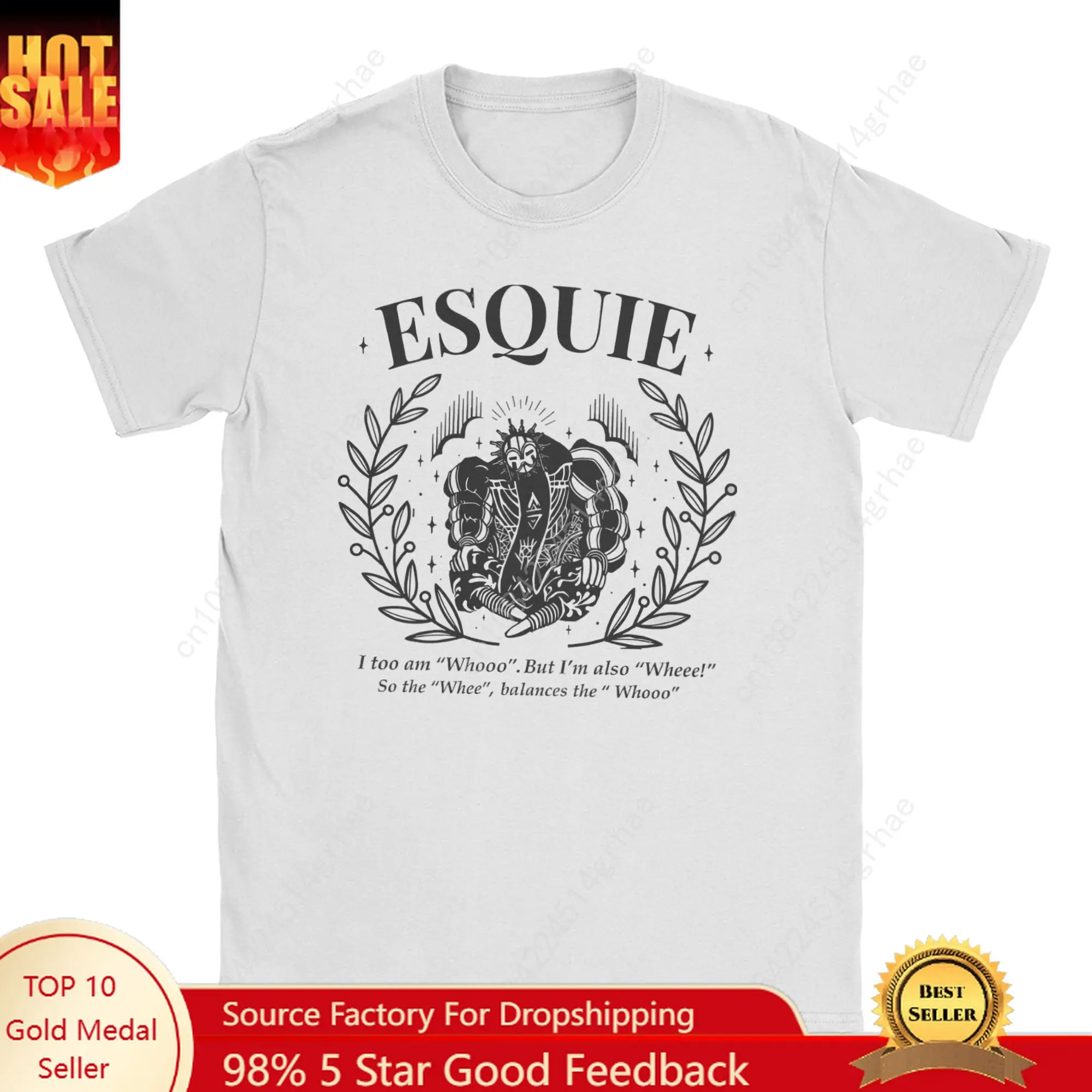 

Esquie Clair Obscur Expedition 33 T-Shirt Summer Cotton T-Shirts For Adult Fashion Custom Logo Tshirt Short Sleeve Funny Tees