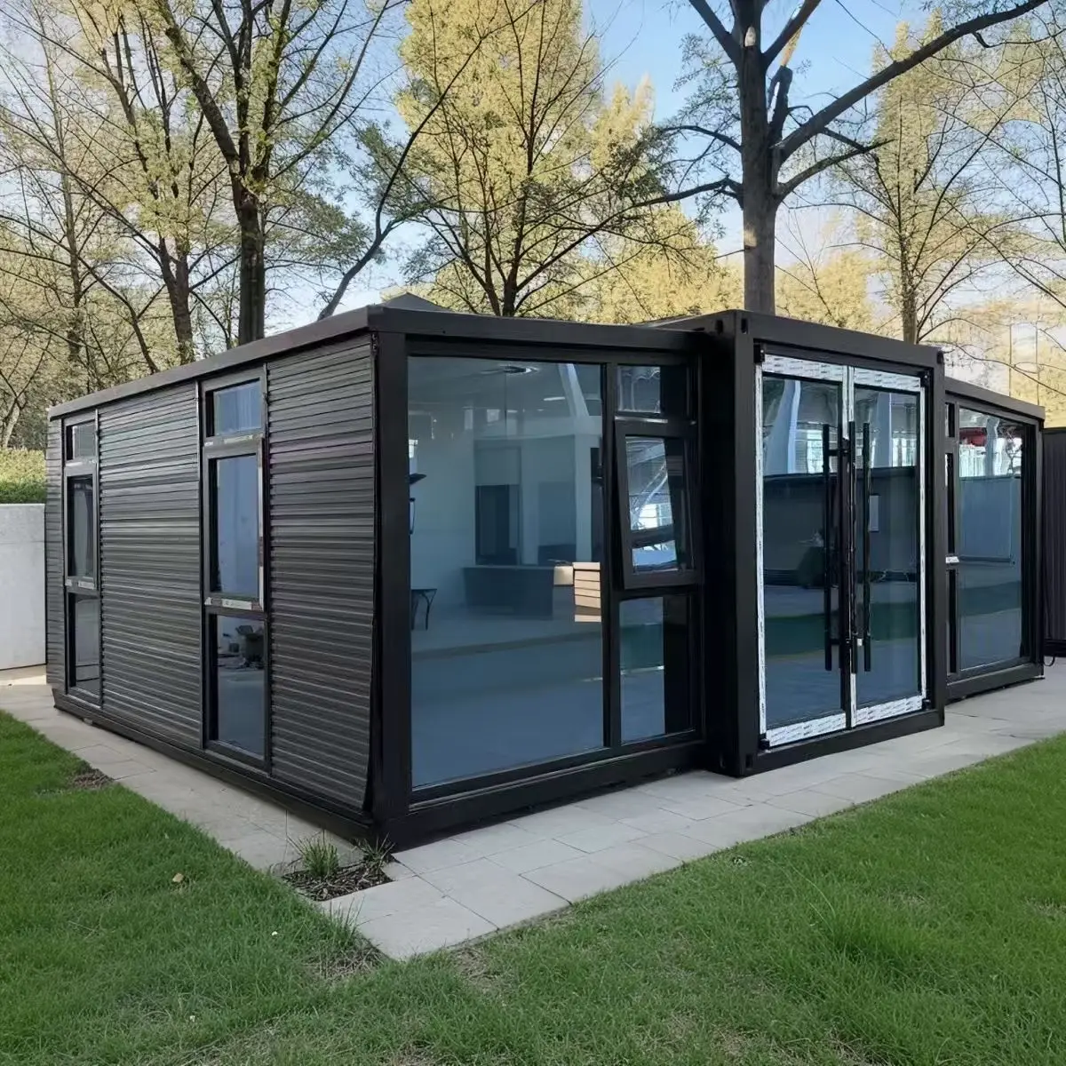 Delux 40ft Portable Prefabricated Expandable Container House Breathable Standard Rectangle Craftman Online After-Sales Container