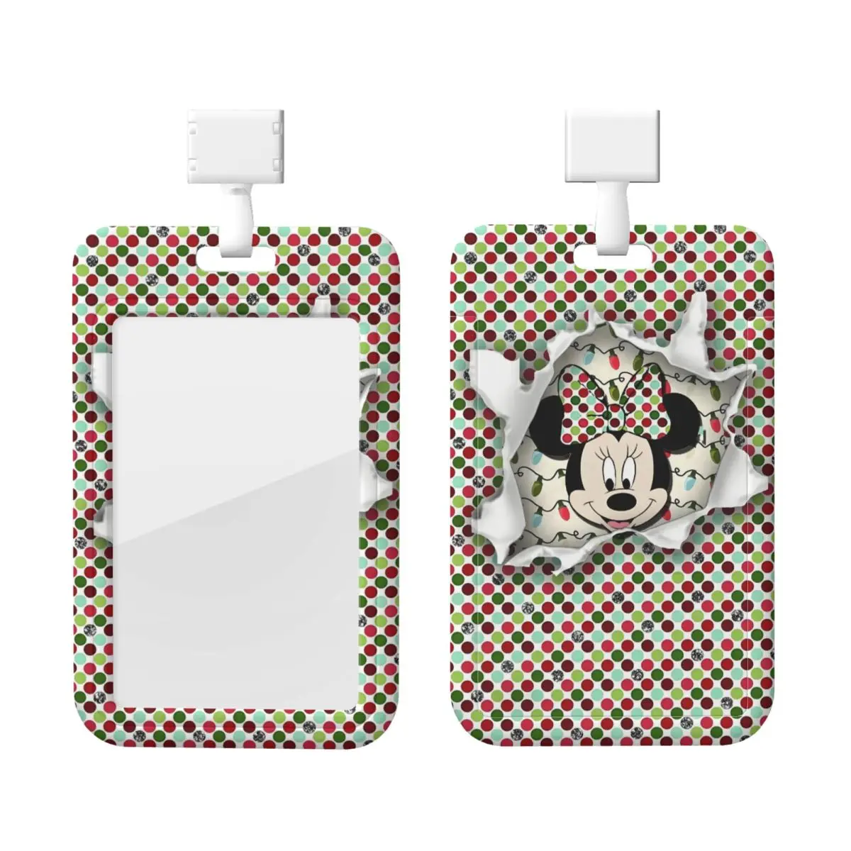 

Custom Funny Minnie Mouse Lanyard ID Protector Badge Card Unisex Student Campus Lanyard Cards Holder Credentials Accessories