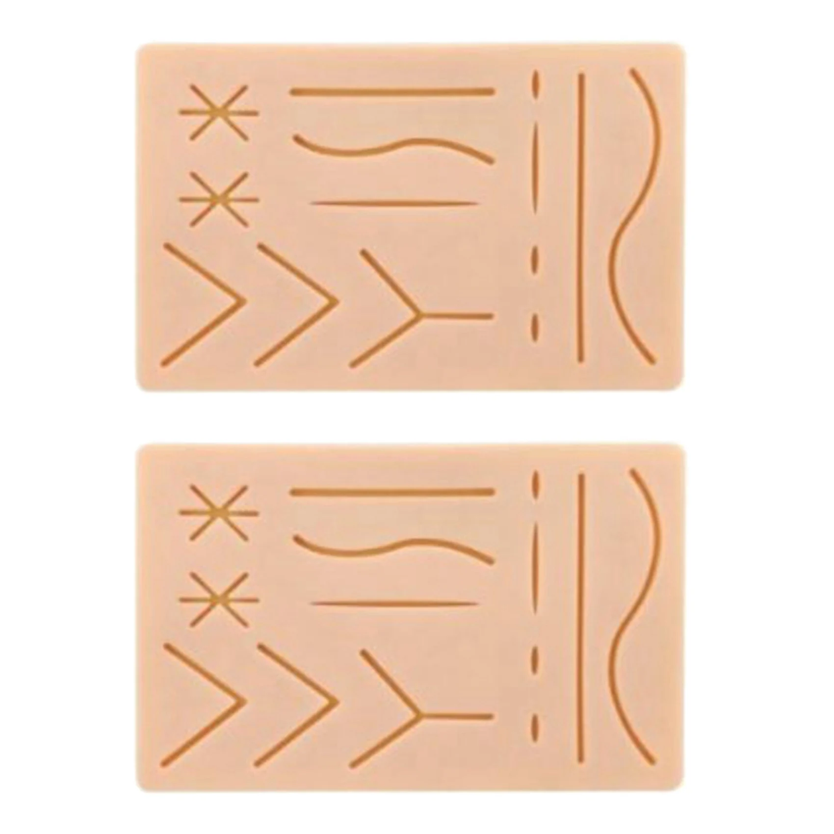 Superior-2X New Skin Suture Training Kit Pad Suture Training Kit Suture Pad Trauma Accessories For Practice And Training Use