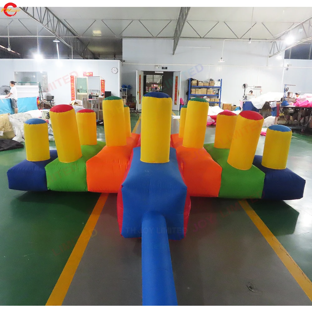 Factory Direct Sale 4x4x2mH Commercial Inflatable Hoop Ring Toss Sport Games Fun Inflatable Ring Throwing Party Rental Equipment