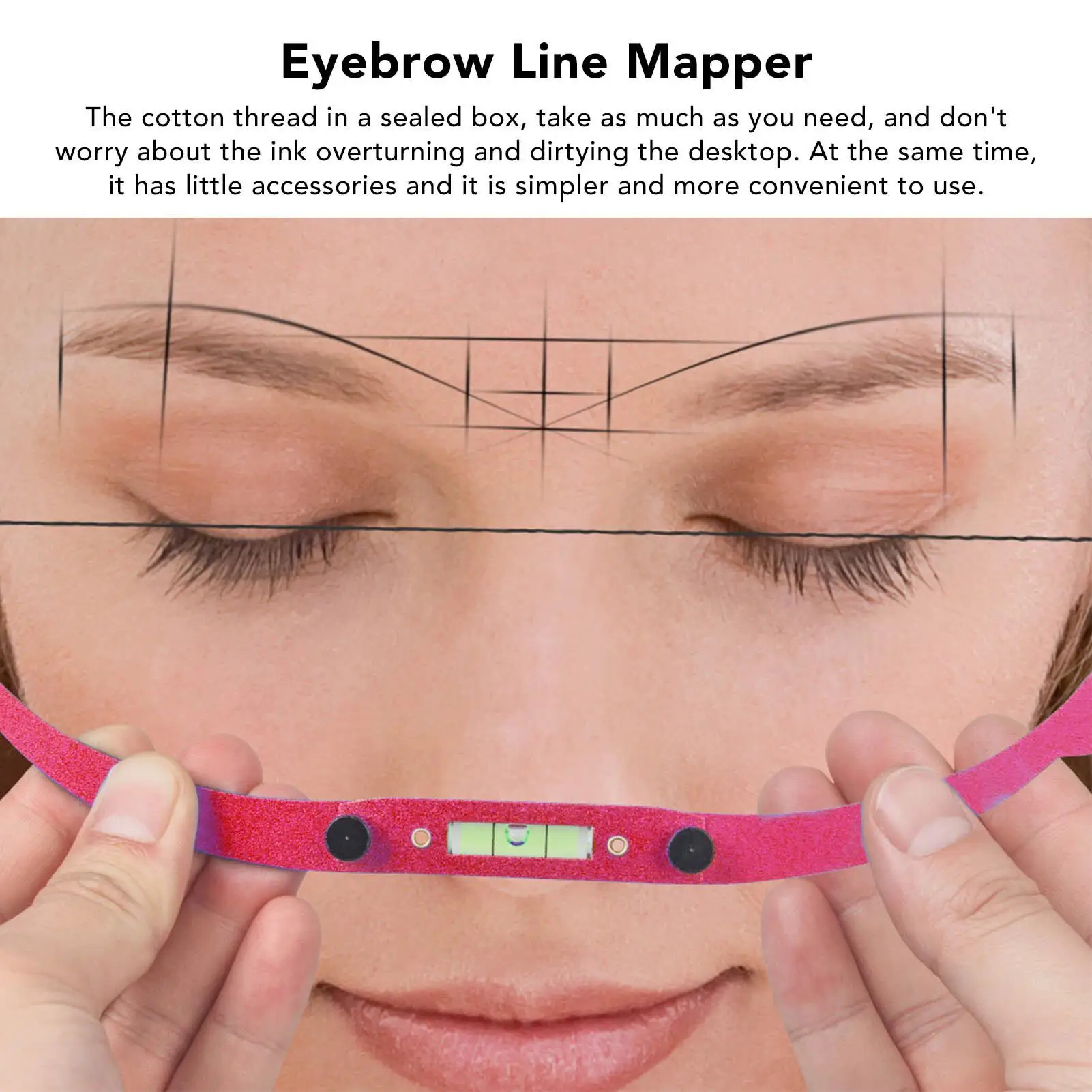 Foldable Eyebrow Ruler Marker for Microblading - Precision Arch Mapping Tool for salon Makeup & Tattooing Accessories